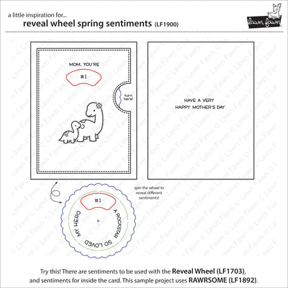 Lawn Fawn - Reveal Wheel Spring Sentiments