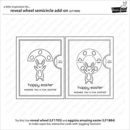 Lawn Fawn - Reveal Wheel Semicircle Add-On