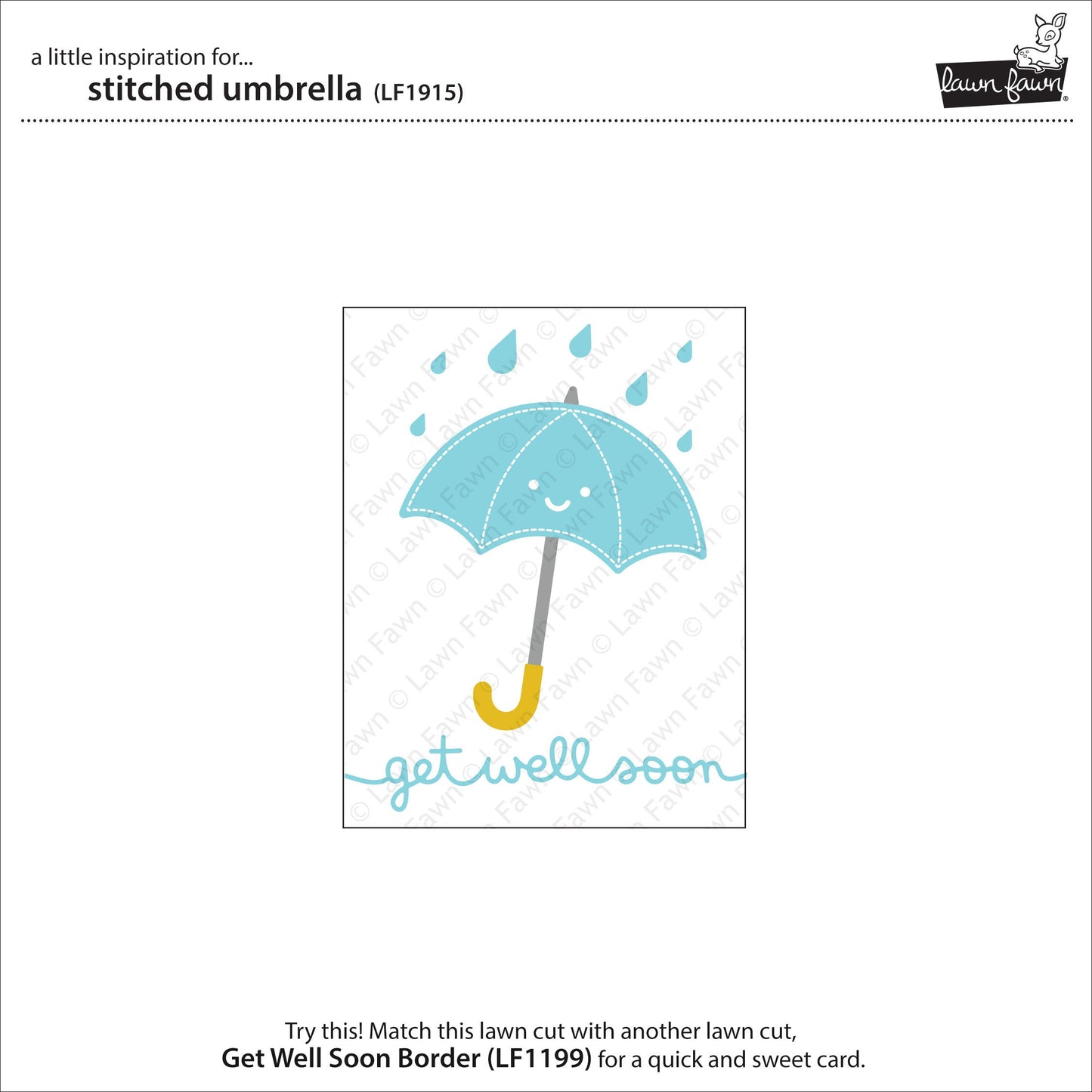 Lawn Fawn - Stitched Umbrella
