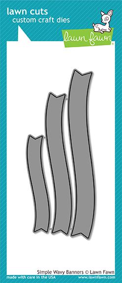 Lawn Fawn - Simple Wavy Banners