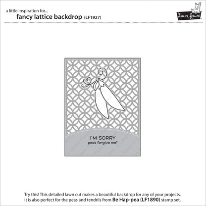 Lawn Fawn - Fancy Lattice Backdrop