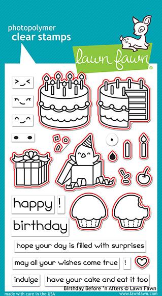 Lawn Fawn - Birthday Before 'n Afters - Lawn Cuts