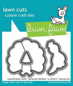 Lawn Fawn - Peacock Before 'n Afters - Lawn Cuts
