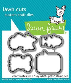 Lawn Fawn - Say What? Pets - Lawn Cuts