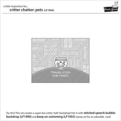 Lawn Fawn - Critter Chatter: Pets
