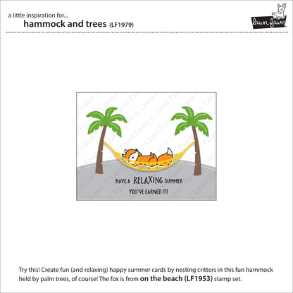 Lawn Fawn - Hammock And Trees