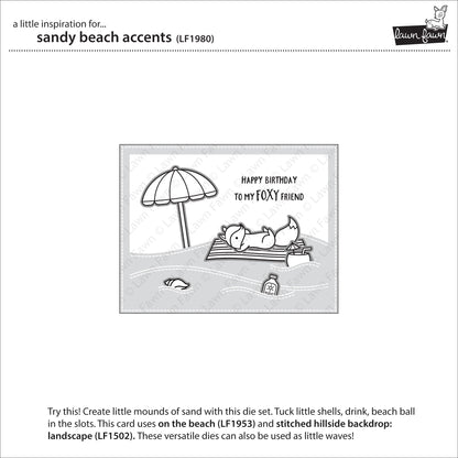Lawn Fawn - Sandy Beach Accents