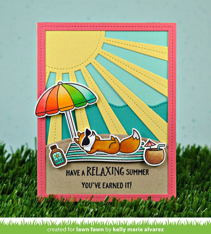 Lawn Fawn - Sunray Backdrop