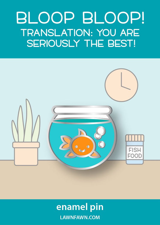 Lawn Fawn - It's o-Fish-Al! Enamel Pin