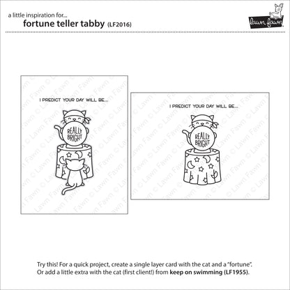 Lawn Fawn - Fortune Teller Tabby
