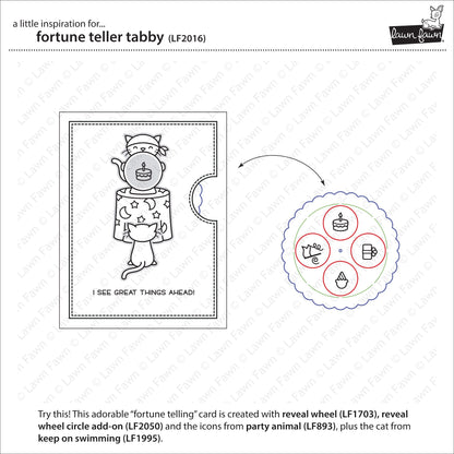 Lawn Fawn - Fortune Teller Tabby