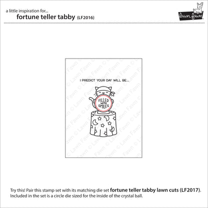Lawn Fawn - Fortune Teller Tabby