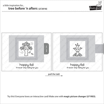 Lawn Fawn - Tree Before 'n Afters