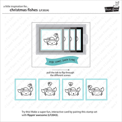 Lawn Fawn - Christmas Fishes