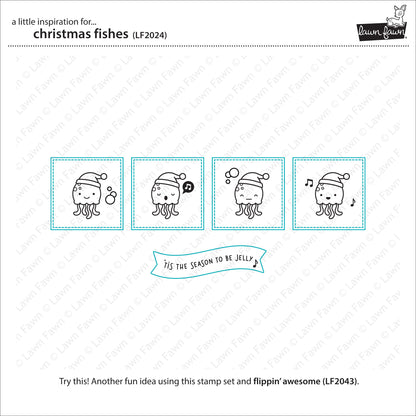Lawn Fawn - Christmas Fishes
