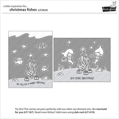 Lawn Fawn - Christmas Fishes