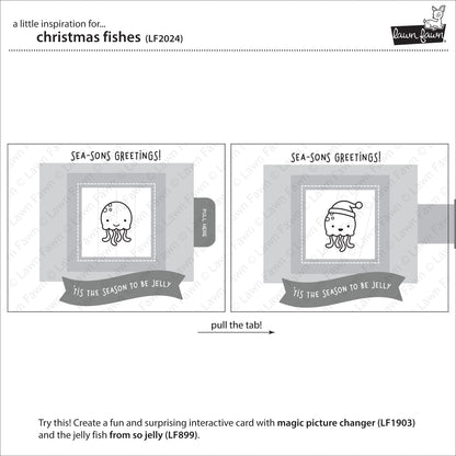 Lawn Fawn - Christmas Fishes