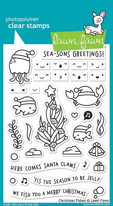 Lawn Fawn - Christmas Fishes