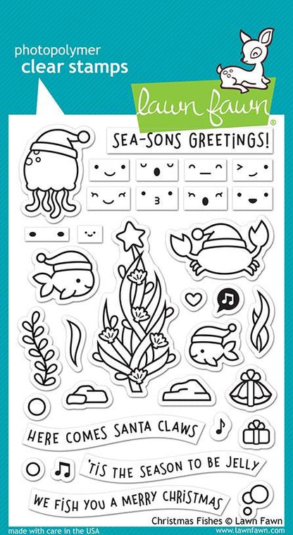 Lawn Fawn - Christmas Fishes