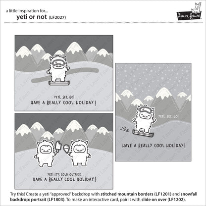 Lawn Fawn - Yeti Or Not