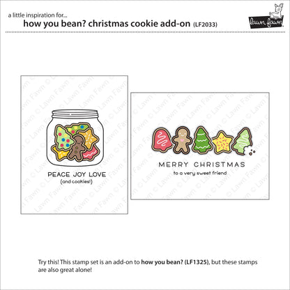 Lawn Fawn - How You Bean? Christmas Cookie Add-On