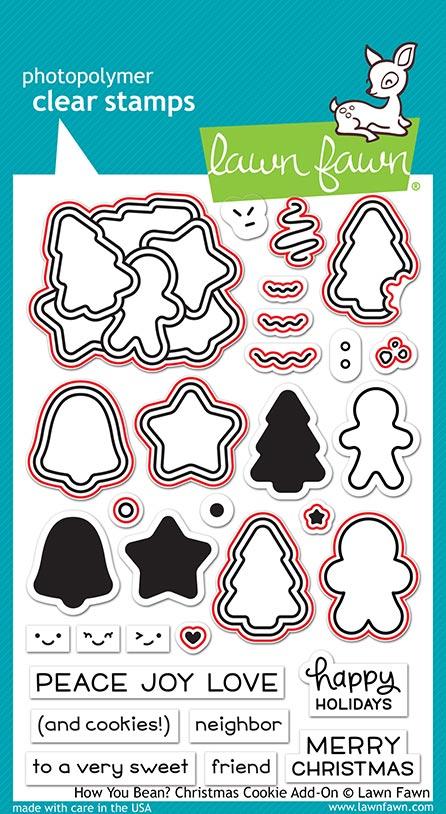 Lawn Fawn - How You Bean? Christmas Cookie Add-On - Lawn Cuts