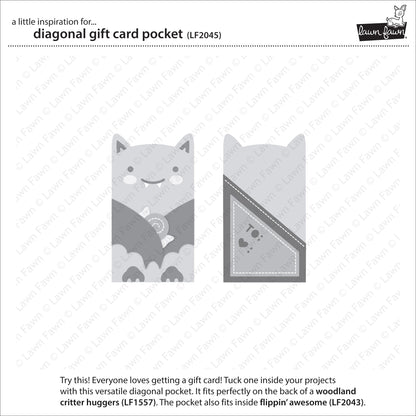 Lawn Fawn - Diagonal Gift Card Pocket
