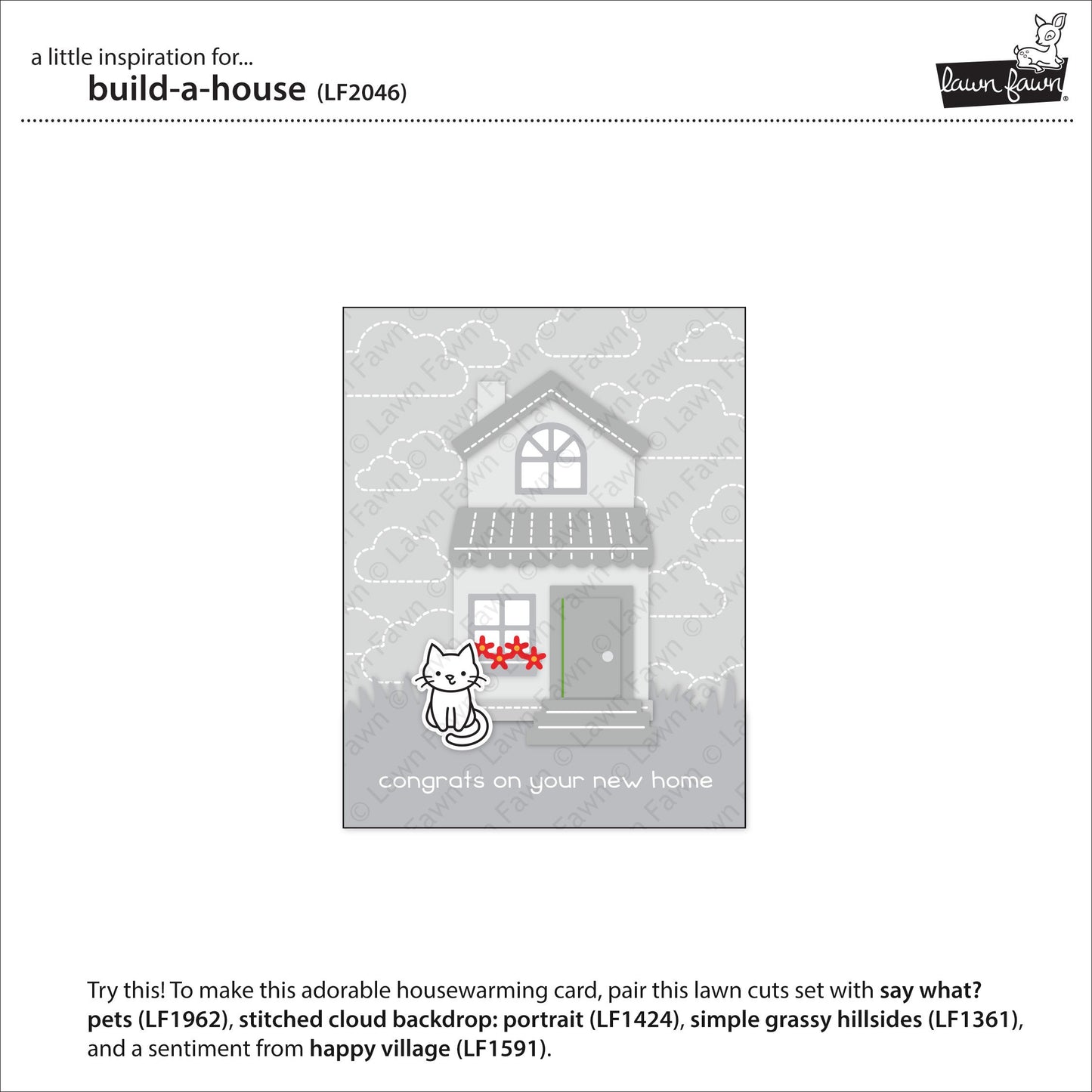 Lawn Fawn - Build-a-House