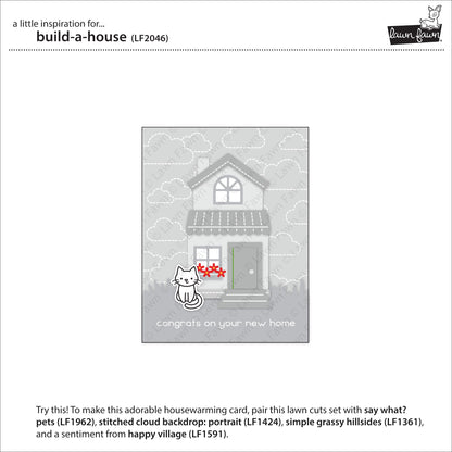 Lawn Fawn - Build-a-House