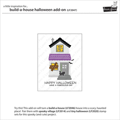 Lawn Fawn - Build-a-House Halloween Add-On