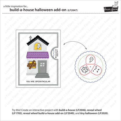 Lawn Fawn - Build-a-House Halloween Add-On