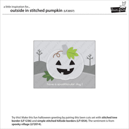 Lawn Fawn - Outside In Stitched Pumpkin