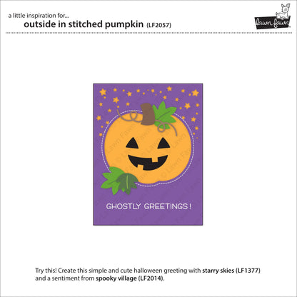 Lawn Fawn - Outside In Stitched Pumpkin