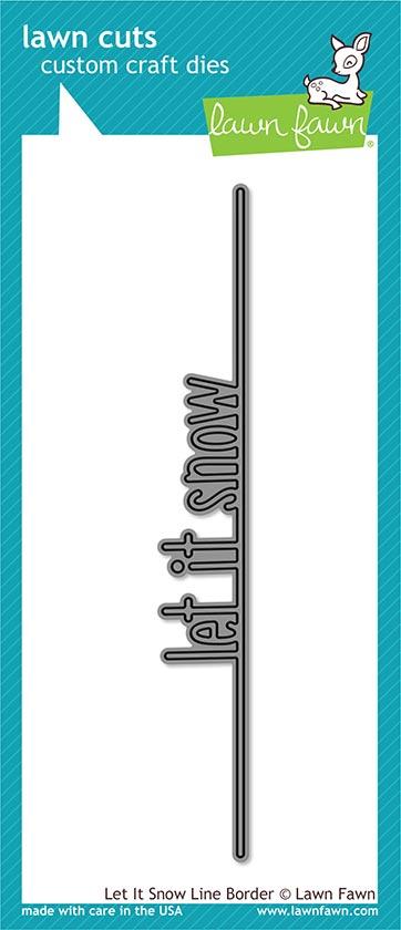 Lawn Fawn - Let It Snow Line Border