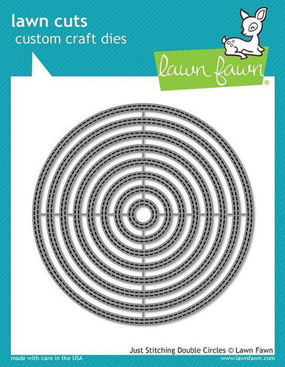 Lawn Fawn - Just Stitching Double Circles