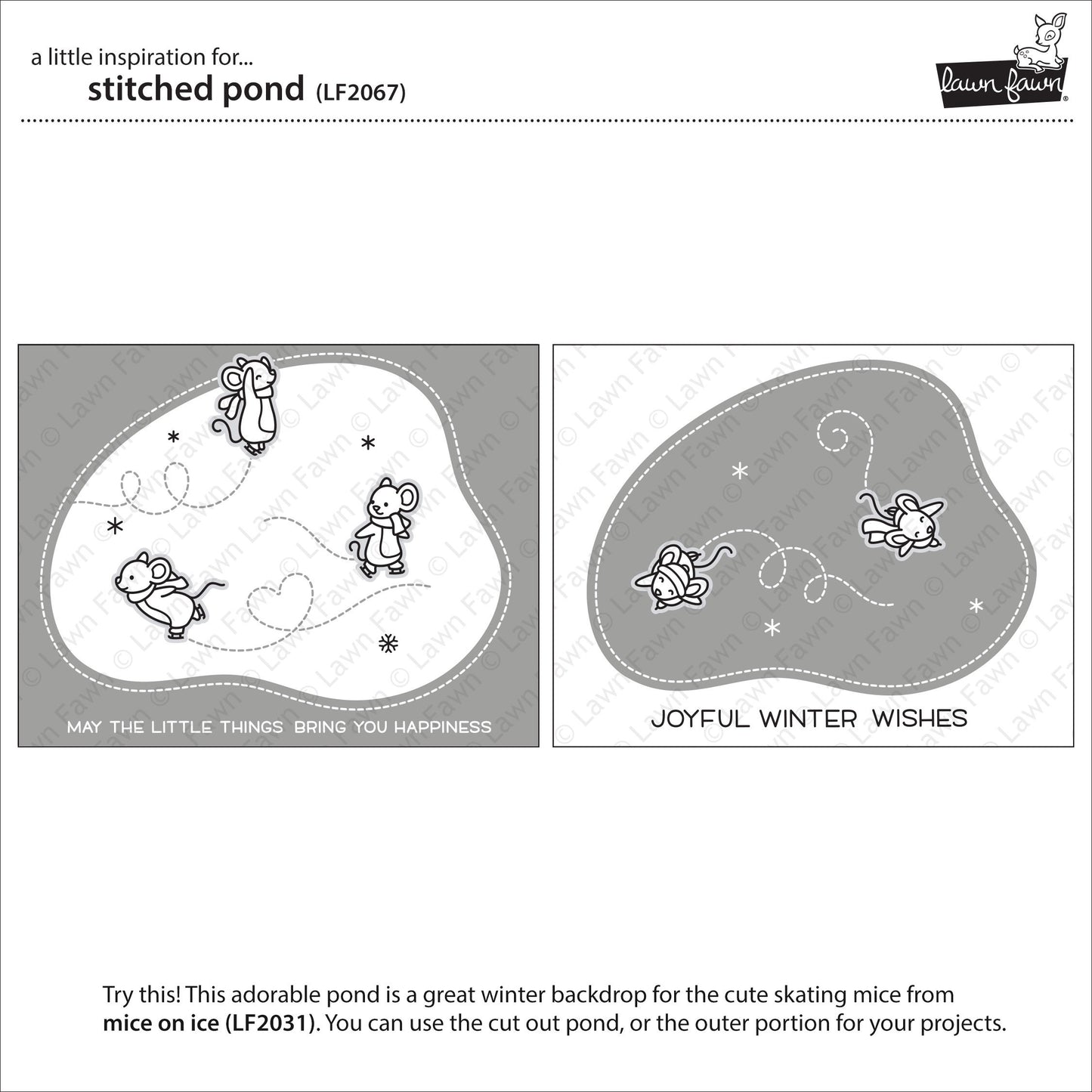 Lawn Fawn - Stitched Pond