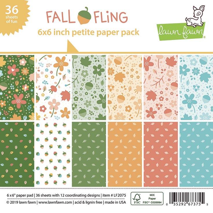 Lawn Fawn - Fall Fling - Petite Paper Pack 6x6"