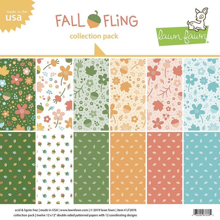 Lawn Fawn - Fall Fling - Collection Pack 12x12"