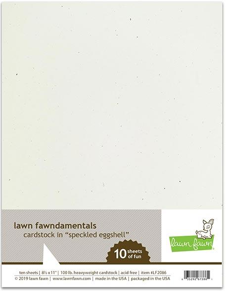 Lawn Fawn - Speckled Eggshell Cardstock