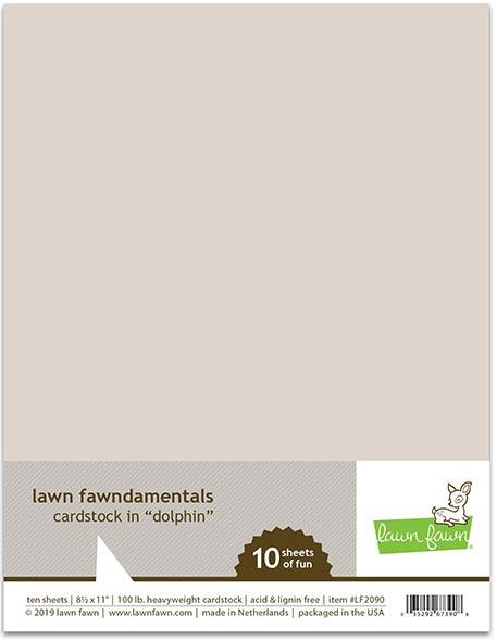 Lawn Fawn - Dolphin Cardstock