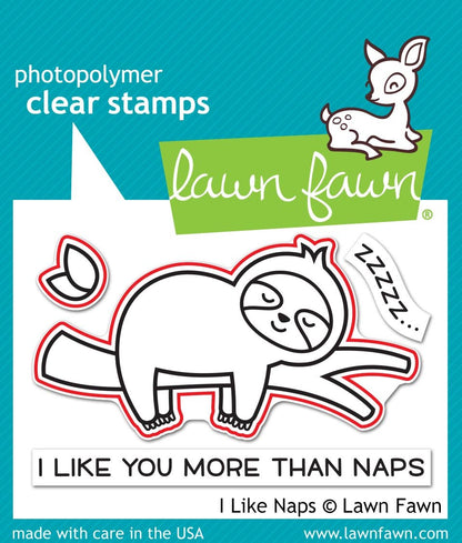 Lawn Fawn - I Like Naps - Lawn Cuts