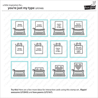 Lawn Fawn - You're Just My Type