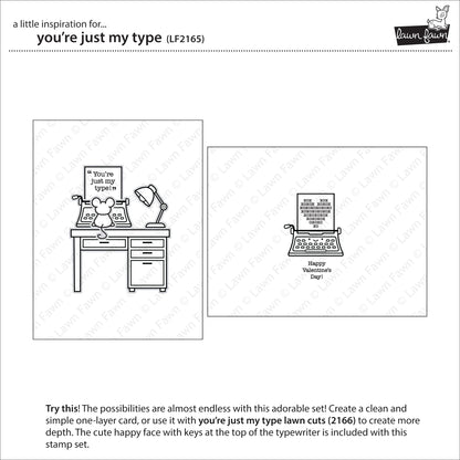 Lawn Fawn - You're Just My Type