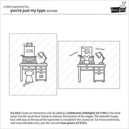 Lawn Fawn - You're Just My Type