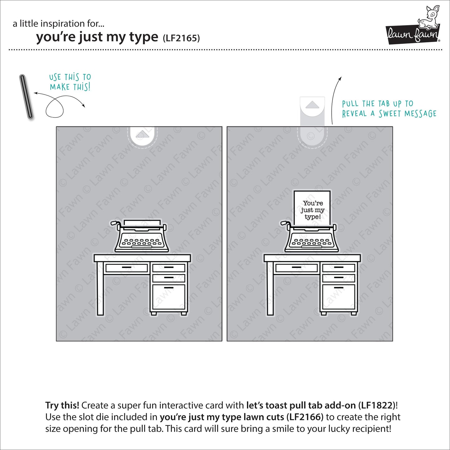 Lawn Fawn - You're Just My Type