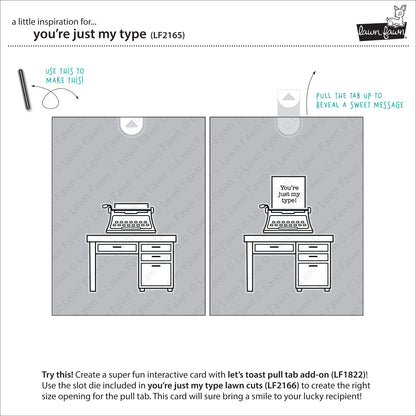 Lawn Fawn - You're Just My Type