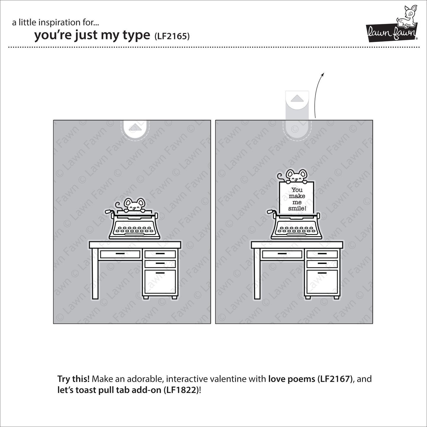 Lawn Fawn - You're Just My Type