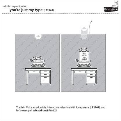 Lawn Fawn - You're Just My Type