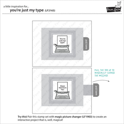 Lawn Fawn - You're Just My Type