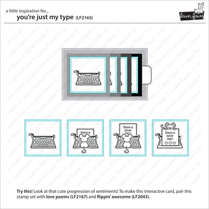 Lawn Fawn - You're Just My Type